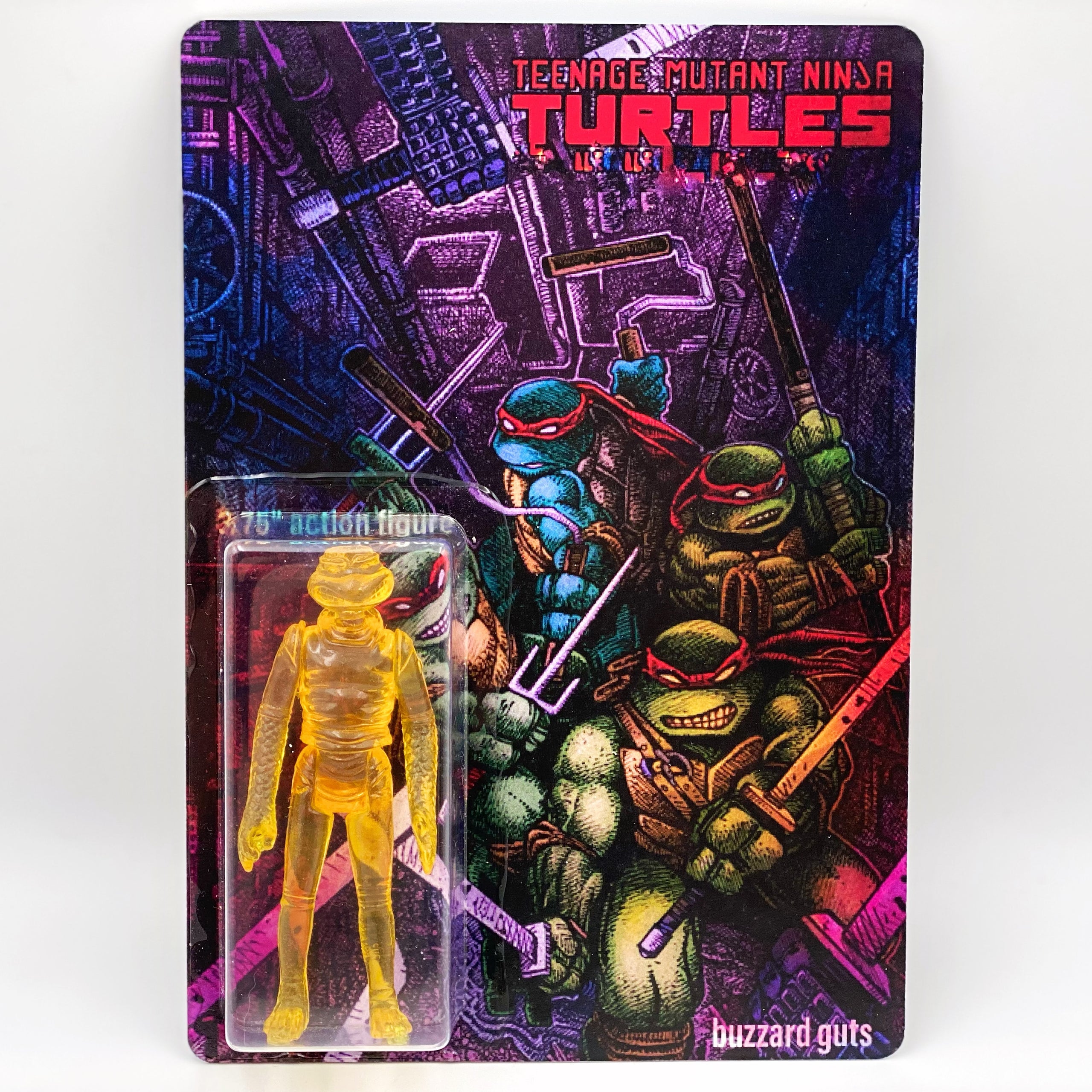 TMNT Yellow Variant Action Figure by Buzzard Guts | Earth To Kentucky