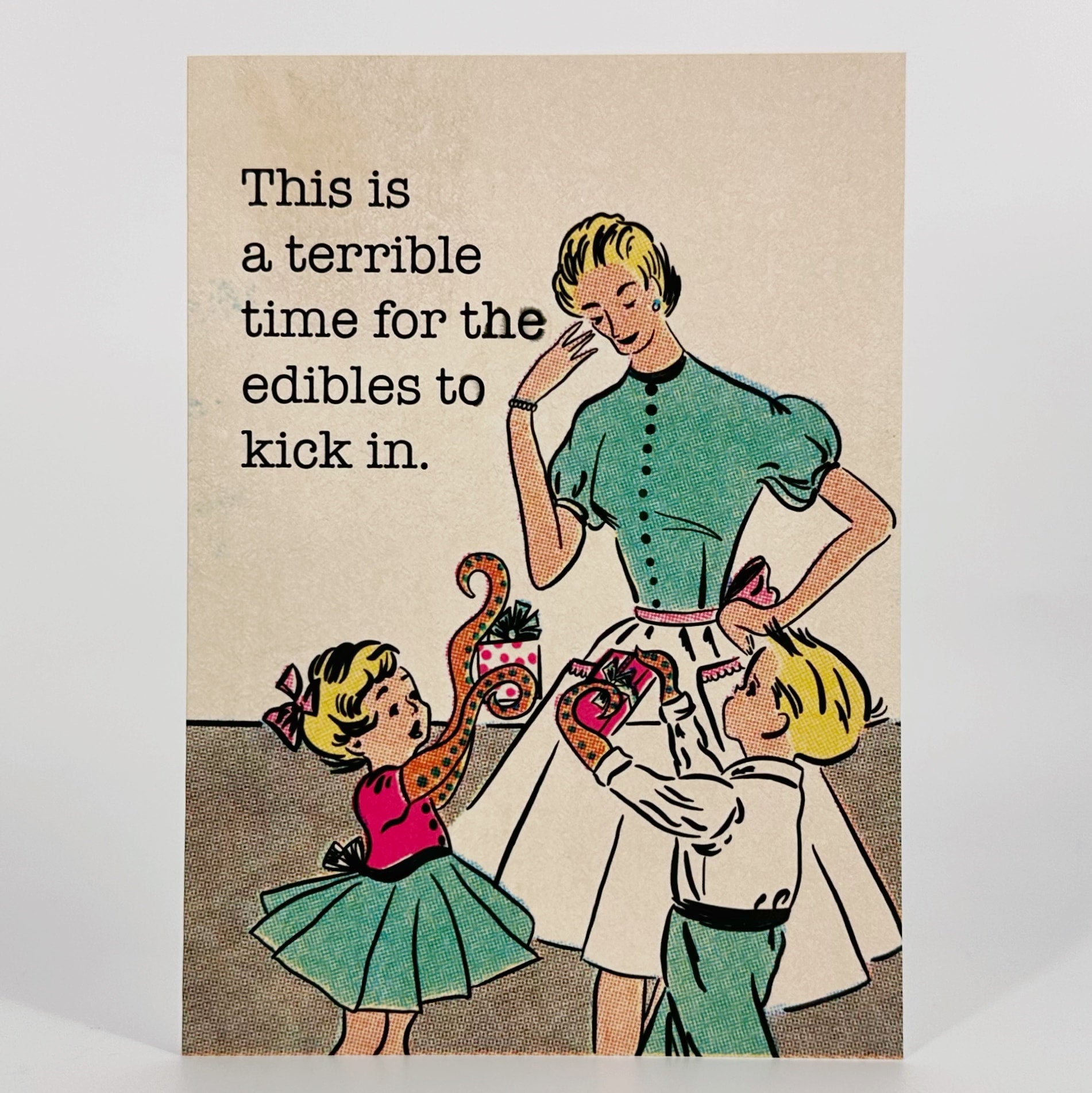 Weird Birthday Greeting Card by PopWater Studio Earth To Kentucky